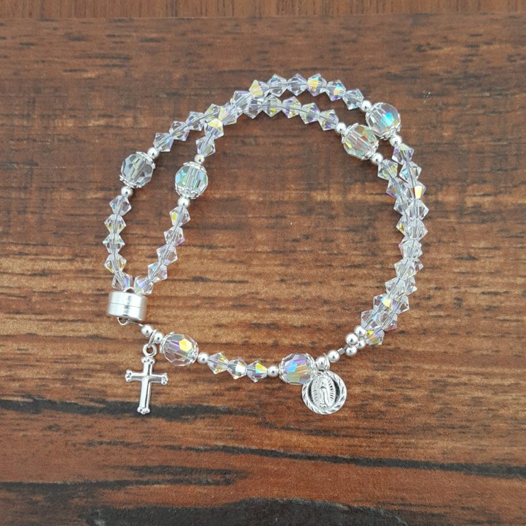 Austrian Crystal Wrist Rosary – MG Rosary